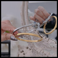 Vòng tay titan trơn