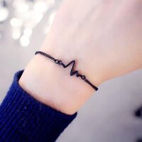 Vòng tay Titan ZenO, vòng tay nhịp tim xích mẫu mới từ Hàn Quốc - LT15 Đen