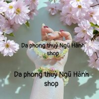 Vòng tay tóc đen & tóc vang mix charm size 8mm siêu đẹp hàng kiểm định