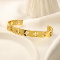 Vòng tay Tory Burch Ánh sáng thời trang Vòng tay sang trọng Nữ Thép titan Vòng tay không gây dị ứng ins Phong cách Ánh sáng Vòng tay sang trọng Bạn gái Quà tặng sinh nhật cho bạn gái