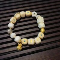 Vòng tay trái cây ngà voi, mặt trời, mặt trăng, ngôi sao Tara, phụ kiện hạt Phật DIY, dây chuyền điện thoại, mặt dây chuyền vòng tay, charm túi