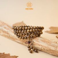 Vòng tay trầm hương 108 hạt 6/7/8ly chuỗi tràng đeo tay 108 hạt trầm hương nam nữ - Mộc Điểu