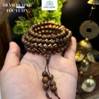 Vòng Tay Trầm Hương 108 hạt Tốc Vườn | Mộc Kim Ngưu