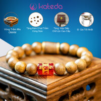 Vòng Tay Trầm Hương Tốc Tiên Phước Omani Bọc Mạ Vàng 18K Kateda Shop