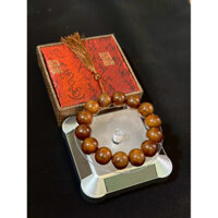 Vòng tay Trầm Hương (Vòng đơn) Kèm hộp và dây sơ cua