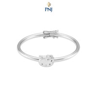 Vòng tay trẻ em Bạc PNJ ❤️ HELLO KITTY 0000W000071