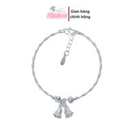 Vòng tay trẻ em, lắc bạc cho bé gái chuông xinh xắn dễ thương Mainomi Shop Bạc Xinh
