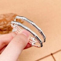 Vòng Tay Trẻ Em Vòng Tay Trẻ Em Vòng Tay Bạc Nguyên Chất 999 Bé Quà Tặng Sinh Nhật Trẻ Em Vòng Tay Tre Sơ Sinh Trượt Vòng Tay Bạc20250209