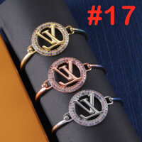 Vòng tay tròn chữ kim cương 2025 dành cho nữ Vòng tay bạc 17cm