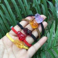 vòng tay tỳ hưu thắt dây(hình thật 100%)