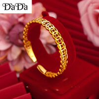 Vòng tay vàng 18k thật Đồng xu may mắn Nữ Trang sức cưới Quà tặng bạn gái