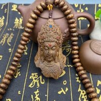 Vòng Tay Việt Nam 8mm324 Nha Trang Trầm Hương Vòng Cổ Vòng Tay Mân Côi Hạt Quan Âm Nan Trắng Cờ Vua Nam Nữ Authentic 108