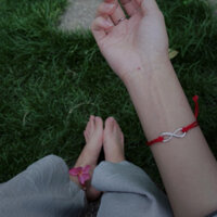 vòng tay vô cực thắt kéo ( basic )