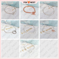 Vòng tay xương rắn T khóa S925 Mạ bạc + Túi nhung