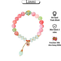 Vòng tay/Lắc tay nam nữ [BẢO HÀNH 1 ĐỔI 1 MIỄN PHÍ] Đá OPAL Tự Nhiên Cao Cấp, Đá Nhẵn Mịn, Mát tay