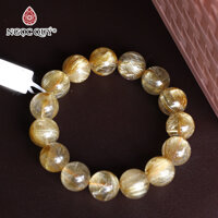 Vòng thạch anh tóc vàng mệnh thủy, kim - Ngọc Quý Gemstones - Tóc vàng AAA - 14.5mm
