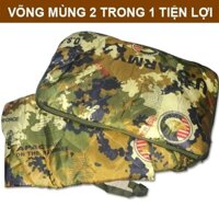 Võng Thái chính hãng 3 lớp có gòn  chống muỗi có mùng