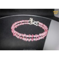 Vòng tourmaline hồng thu hút sự bình yên, tình yêu