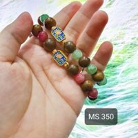 Vòng trầm charm mạ vàng 24k