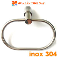 Vòng Treo Khăn Đế Tròn Đúc Inox 304 Hình Ovan MV 667X