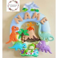 VÒNG TREO THÔI NÔI CHO BÉ YÊU HANDMADE VẢI NỈ 056 - KHUNG TREO NÔI - ĐỒ TREO NÔI