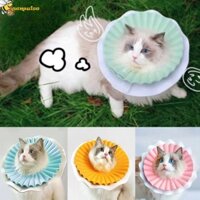 Vòng tròn bảo vệ cổ EVA ZENPULSE, hai lớp có khóa Vòng cổ mèo Elizabeth, Tay áo phục hồi vết thương có thể điều chỉnh chống liếm chất lượng cao sau phẫu thuật