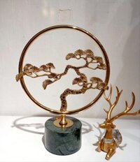 Vòng tròn cây thông Bonsai decor
