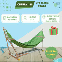 Võng Xếp 100% Inox Tiến Đạt Chân Đế Vuông Loại 1