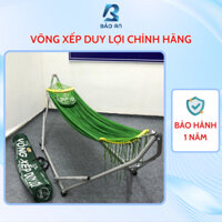Võng xếp Duy Lợi chính hãng cỡ lớn khung dầy kèm lưới CÓ BÁN RỜI, võng xếp sơn tĩnh điện cỡ người lớn gấp gọn cao cấp
