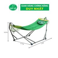 VÕNG XẾP DUY LỢI INOX - CỠ NHỎ QUÀ TẶNG 10 MÓC ÁO KÉP NHỰA CAO CẤP DUY LỢI - CHO NGƯỜI DƯỚI 1m55
