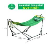 VÕNG XẾP DUY LỢI INOX -  CỠ ĐẠI QUÀ TẶNG 10 MÓC ÁO KÉP NHỰA CAO CẤP DUY LỢI