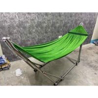 Võng xếp khung INOX Kèm Lưới Võng (Size lớn)- Hàng Việt Nam Chất Lượng Cao