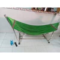 Võng xếp khung vuông inox siêu rẻ.