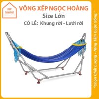 Võng Xếp Ngọc Hoàng Thuyền Rồng Size Lớn Chịu Tải Cao - Võng Thép Không Gỉ Cao Cấp Chính Hãng Bền Bỉ