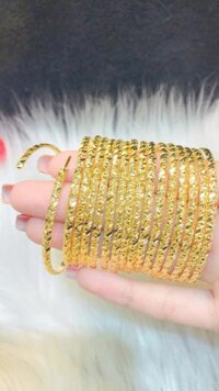 Vòng ximen khóa gài mạ vàng 18k EKPM16S - SIZE 52