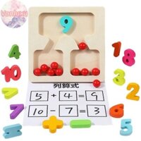 Vonluxu Montessori Toán Đồ Chơi Bằng Gỗ Bổ Sung Hỗ Trợ Giảng Dạy Mầm Non Học Giáo Dục Đồ Chơi Màu Hạt Phân Loại Ban Dành Cho Trẻ Em VN