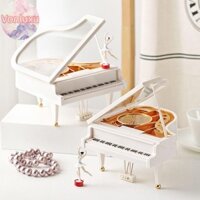 Vonluxu Nhảy Múa Ballerina Hộp Nhạc Thanh Lịch Lãng Mạn Cổ Điển Piano Hộp Nhạc Tinh Tế Sáng Tạo Thân Thiện Với Môi Trường Cho Sinh Nhật Quà Tặng Đám Cưới VN