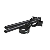 Vortex Clip-Ons 50mm (0 Degree Downward Angle) Black for Kawasaki Ninja ZX-10R (ABS) 2011-2018