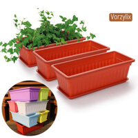 Vorzylix _ Flowerpot Phai màu Chống nắng Làm dày Phụ kiện cây trồng thoát nước thân thiện với môi trường