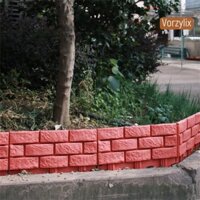 Vorzylix _ Hàng rào sân vườn Tấm đường cảnh quan bằng nhựa chống chịu thời tiết linh hoạt Hàng rào viền sân vườn cho sân