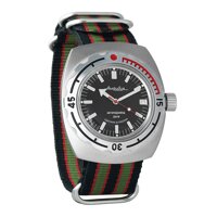 Vostok Amphibian Automatic Self-Winding Russian Military Wristwatch #090662 (Multicolor)