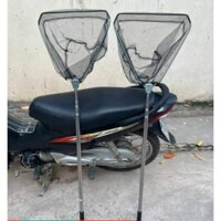 Vợt bắt cá xúc cá 1m7-2m1 inox và nano siêu bền