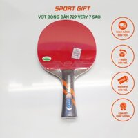 Vợt bóng bàn 729 Very 7 sao tặng kèm 2 bóng và túi đựng, vợt đánh bóng bàn giá rẻ cho người chơi phong trào