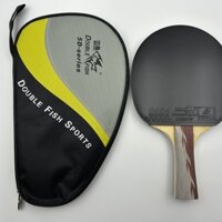 Vợt bóng bàn Double Fish chỉ dành cho luyện tập nghiệp dư Penhold và Shakehand, vợt đôi D5D, vợt bóng bàn năm sao 2.6