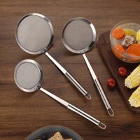 Vợt Bọt Nano Inox Cán Tròn Cherry