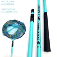Vợt cá carbon Supper
