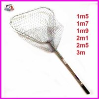 Vợt cá inox nano 1m7 đến 3m, Đồ Câu Cá 68