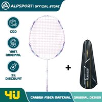 Vợt cầu lông 4UG5 Hoa Anh Đào Vợt đơn ALPSPORT CHERRY nguyên bản 100% Full Carbon 22-28lbs Hàng Chính Hãng