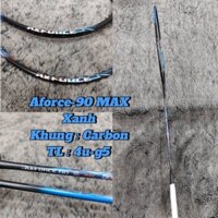 Vợt Cầu Lông Aforce-90max navy khung carbon TẶNG căng sẵn 11kg Cước bg65ti + túi đựng + cuốn cán