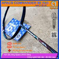 Vợt cầu lông Apacs Commander 80 Navy Blue- 5U  Vợt cân bằng hơi thiên công, nước sơn màu lính hải quân